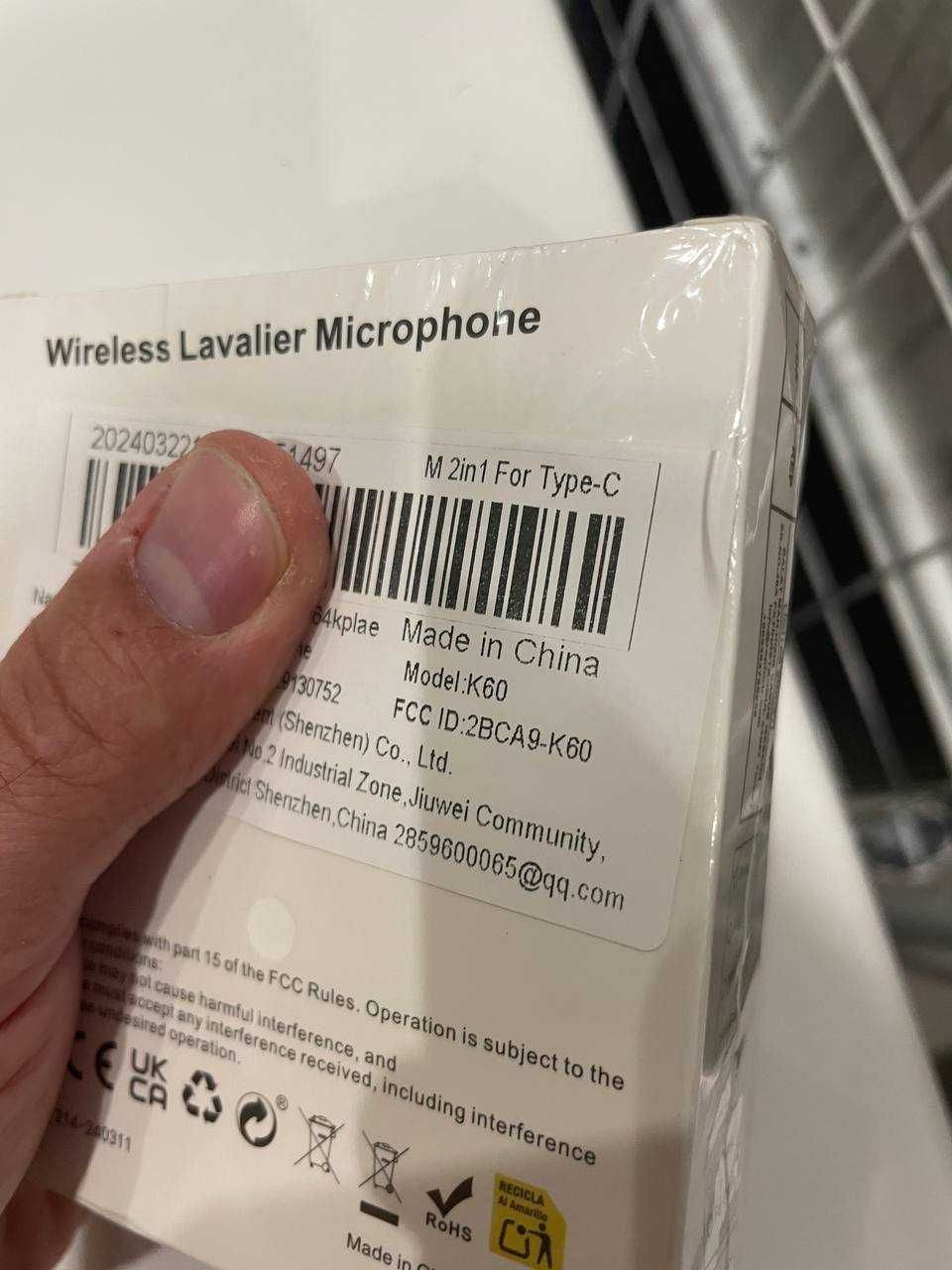 Mikrofon krawatowy USB-C  Lavalier Mini