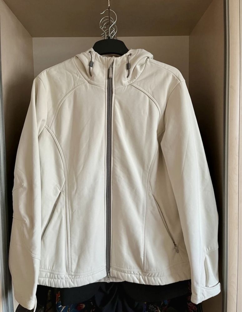 Biała kurtka narciarska softshell Tchibo XXL 44