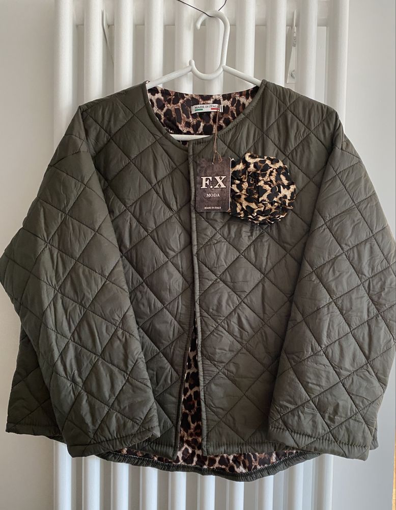 Kurtka wiosenna pikowana Made in Italy