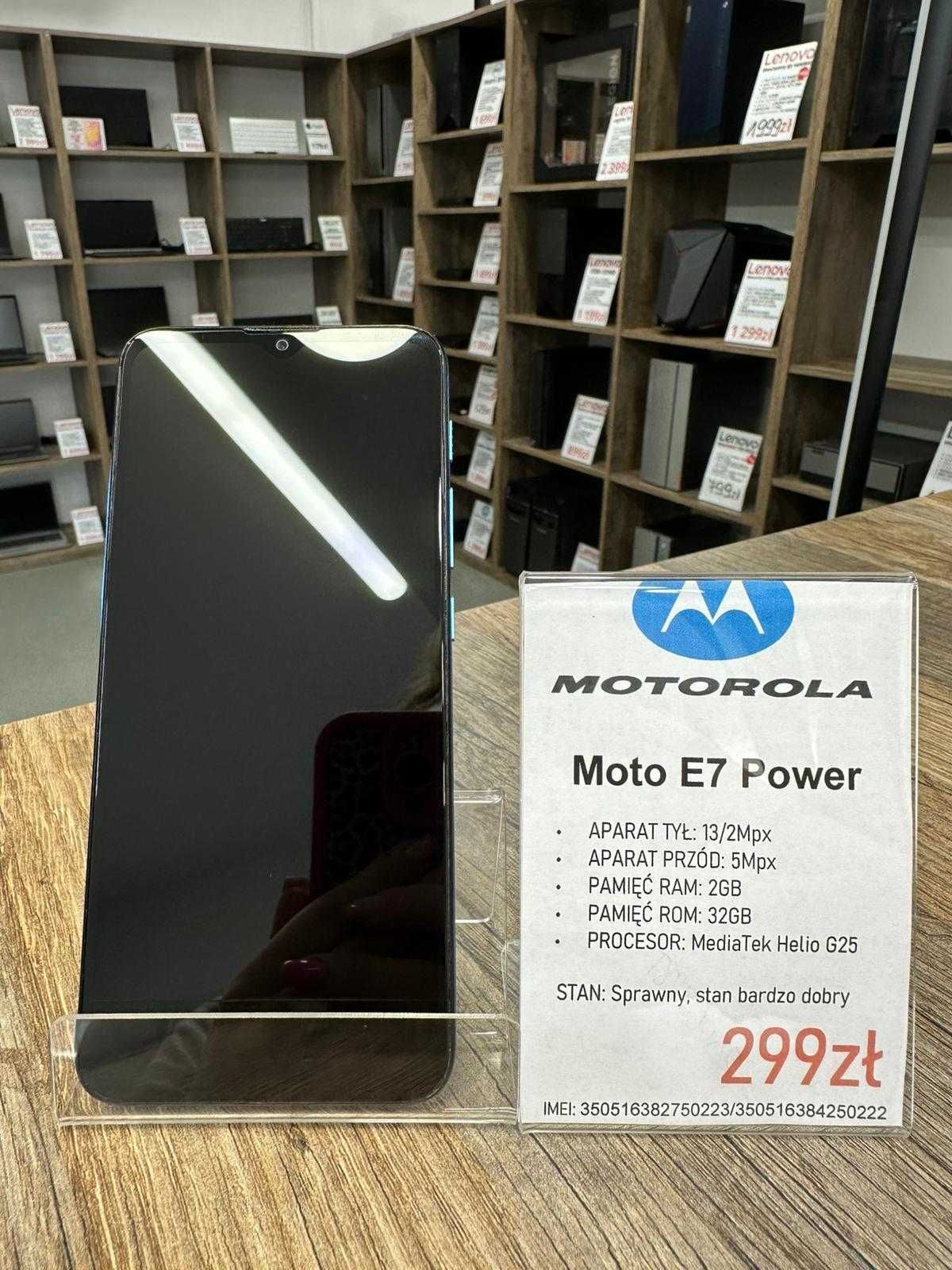 Smartfon Telefon Motorola Moto E7 Power 2/32GB stan idealny gwarancja