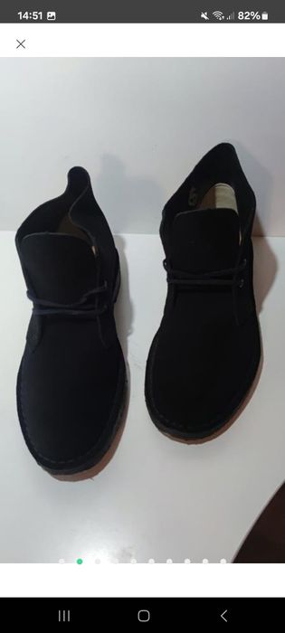 Замшевые полуботинки Clarks Desert Boots