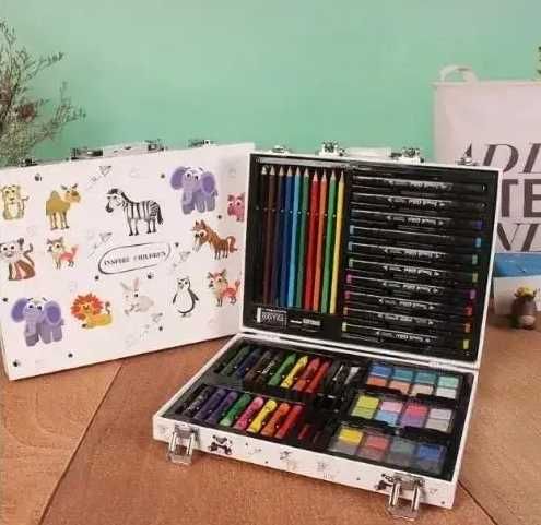 Набір для творчості малювання 68 в 1 в валізі Набор для рисования