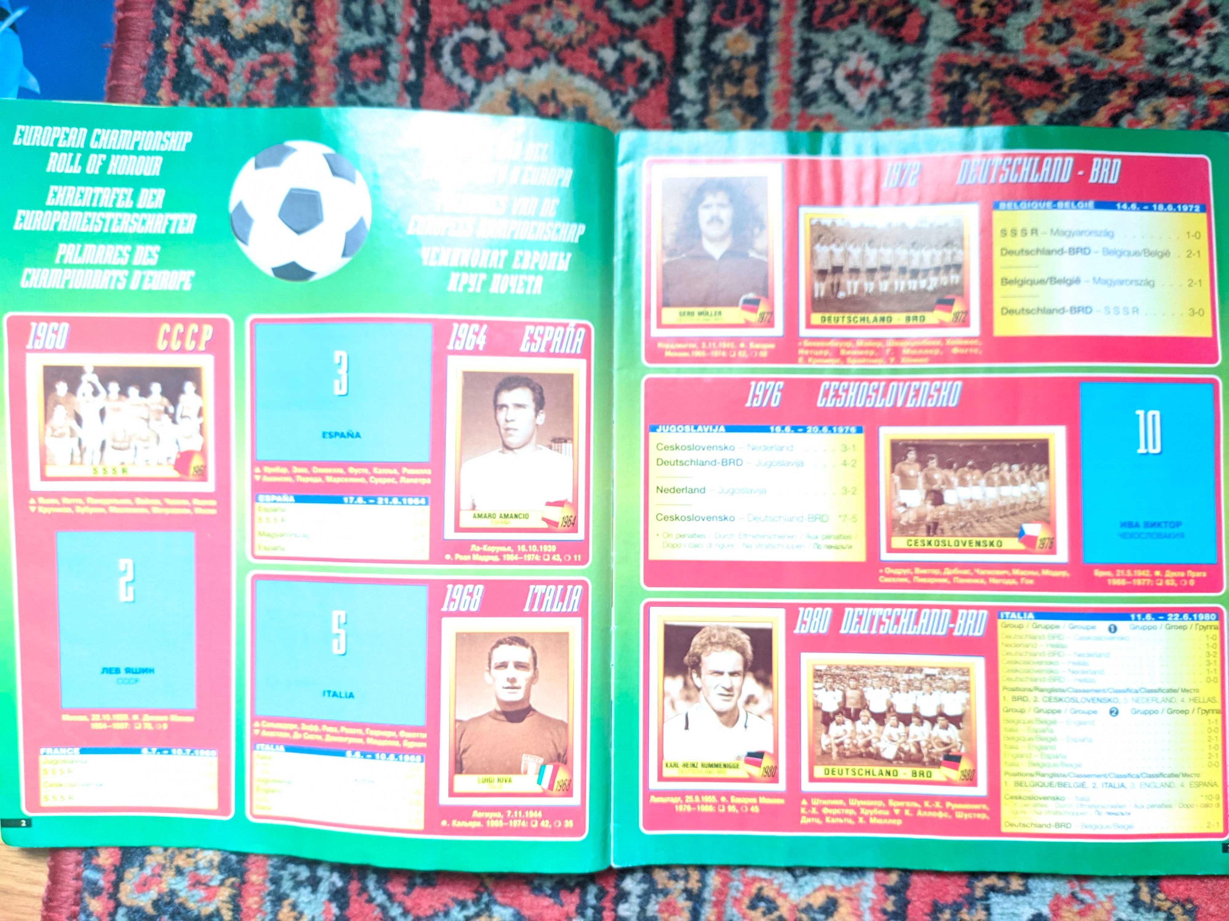 Альбом наклейок UEFA Euro England 1996 (Panini)