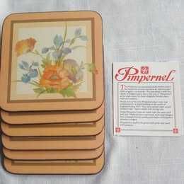 6 Bases copos marca inglesa Pimpernel