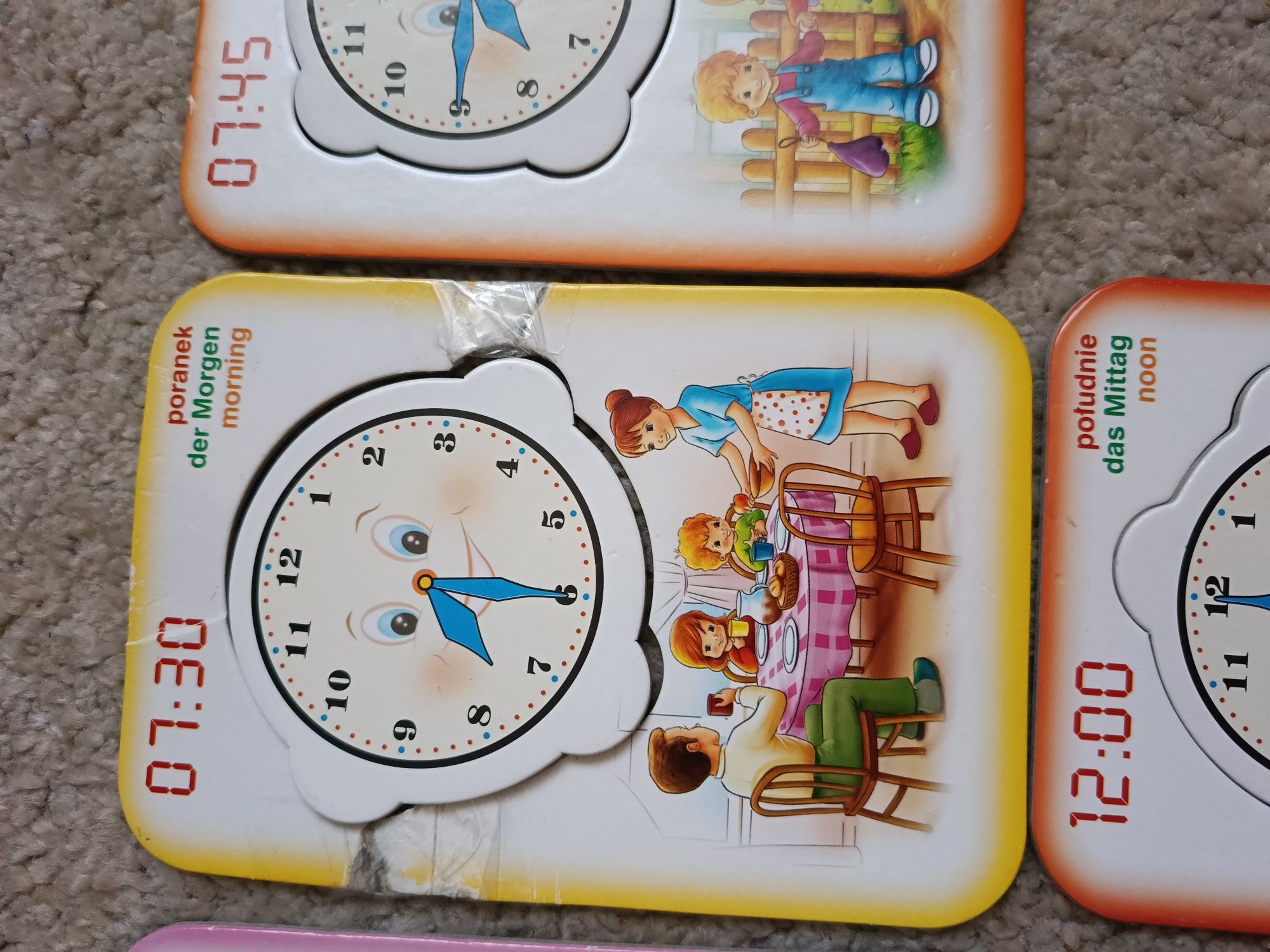 Gra edukacyjna tik tak podawanie godzin
