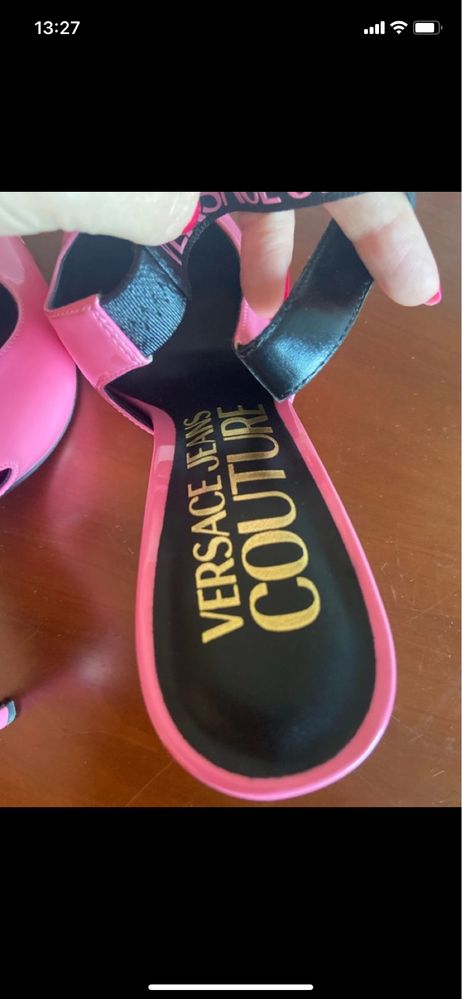 Sandalias Versace Rosa 38