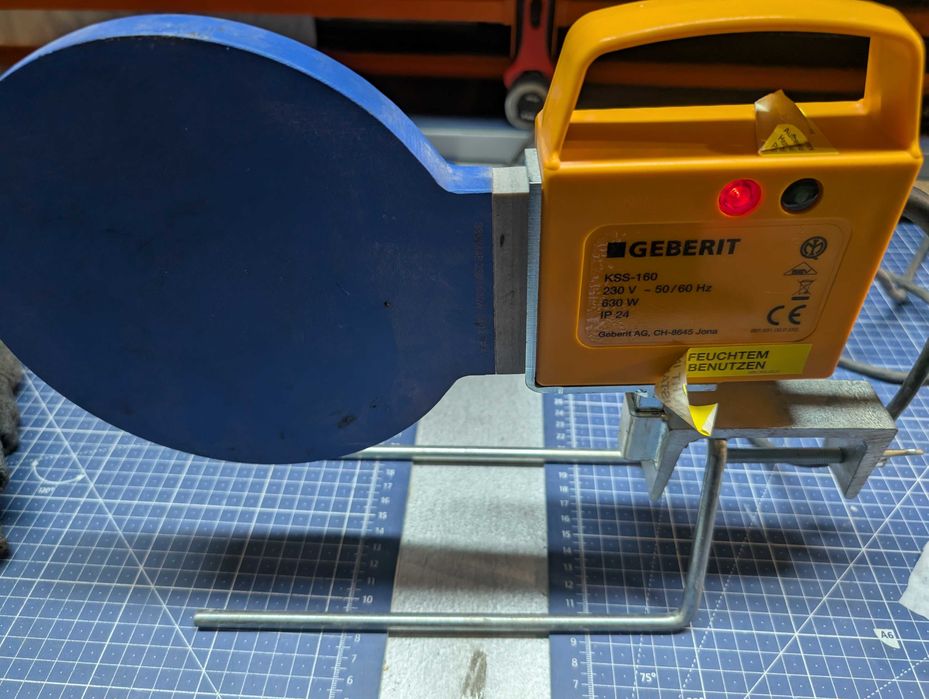 Zgrzewarka  czołowa lustro GEBERIT KSS-160