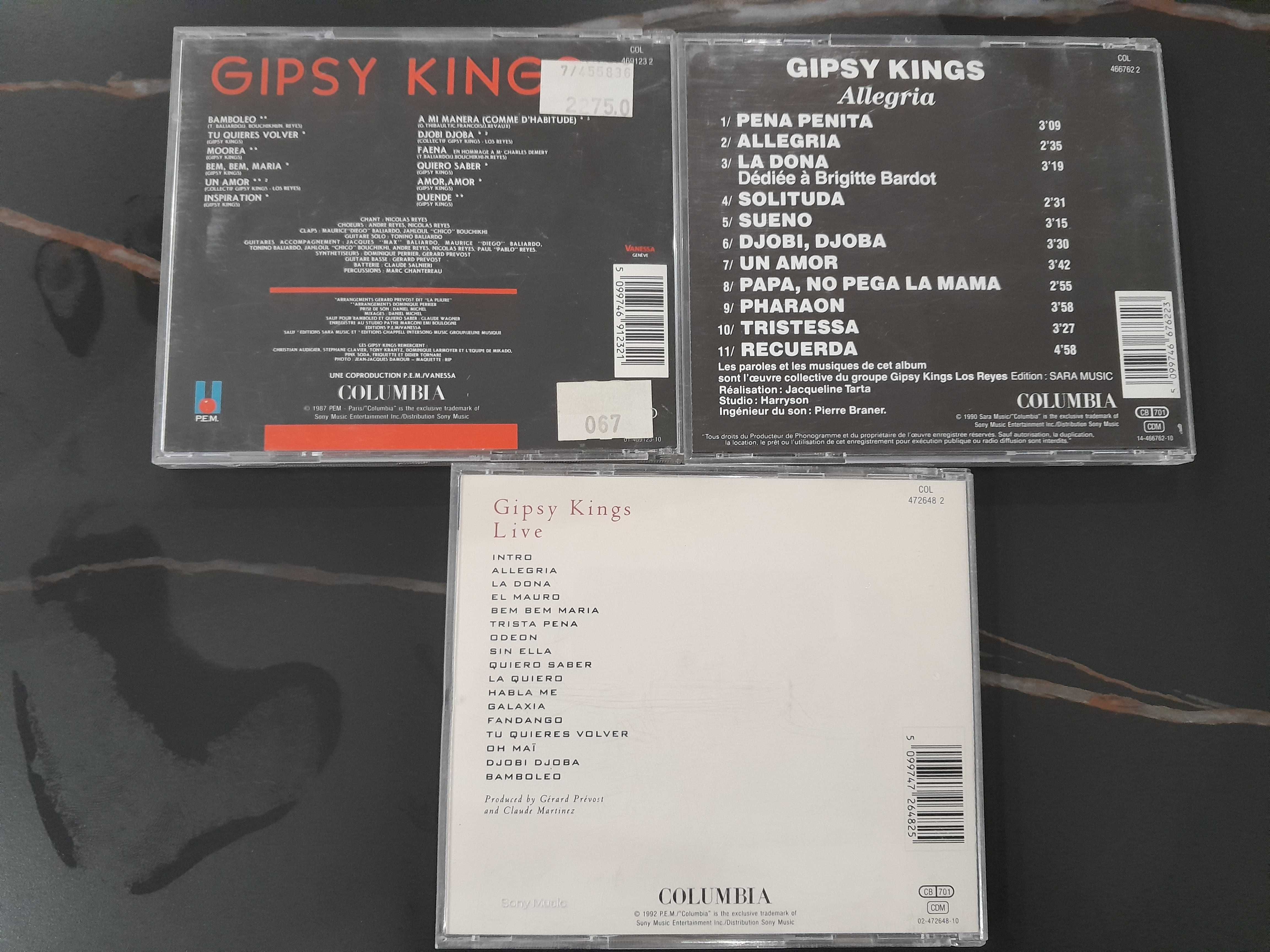 Gipsy Kings - 3CD Live Allegria wyd Colombia