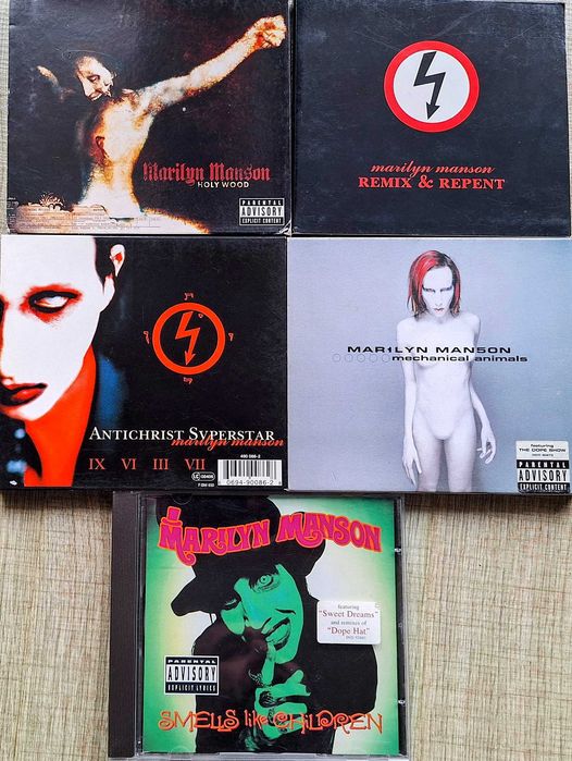 Pack de 5 CDs Marilyn Manson