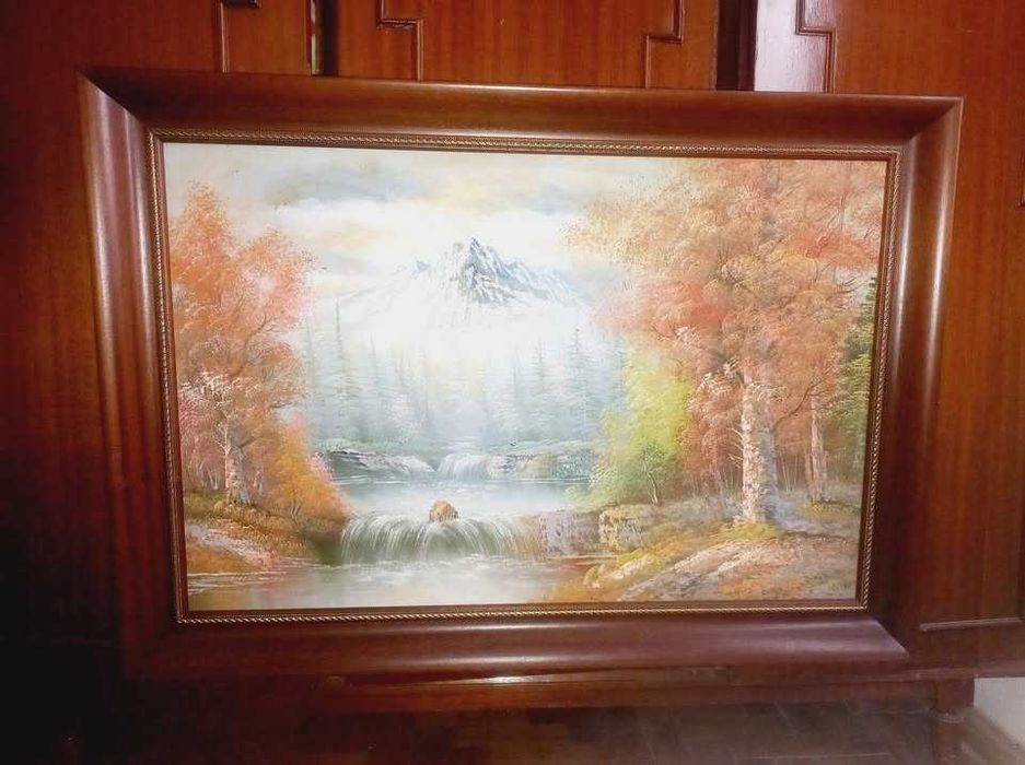 Quadro a óleo de R. BOYER 2000 Paisagem