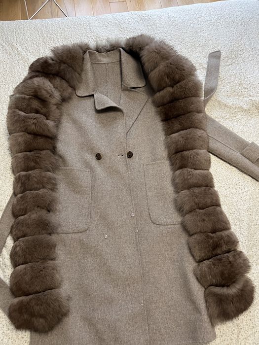 Пальто з альпаки, натуральне