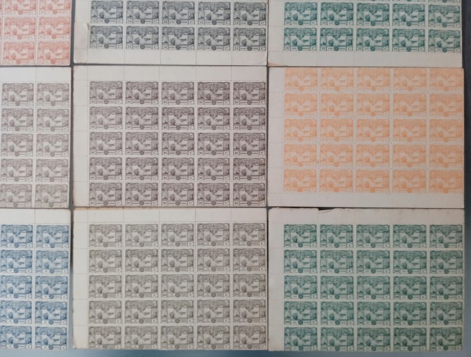 Travessia Aérea do Atlântico, 800 selos.