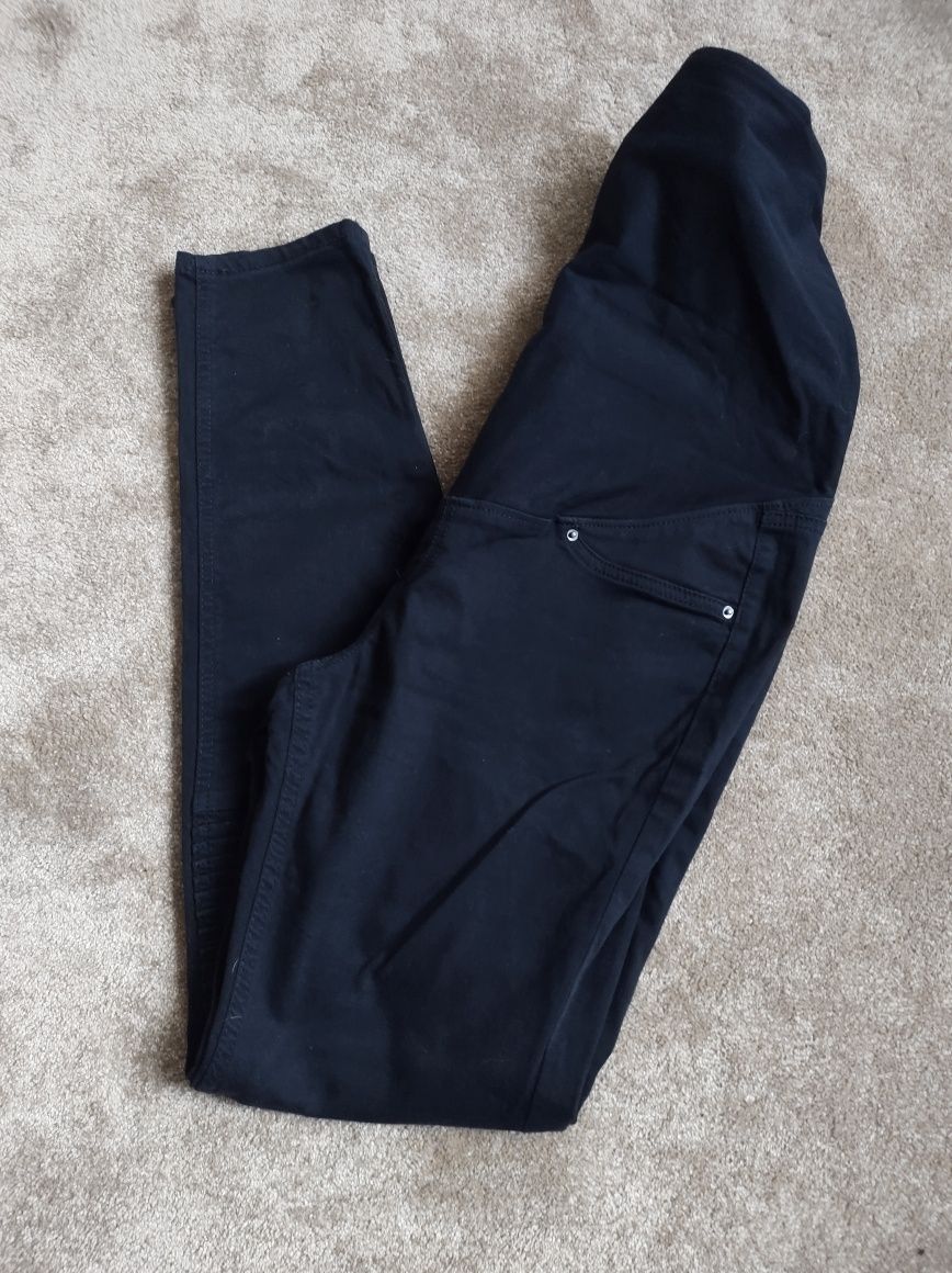 H&M spodnie ciążowe czarne 44