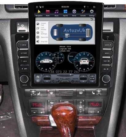 Android 14 A6 C5 S6 RS6 Audi GPS Ауди А6 USB 2 дин CarPlay Магнитола