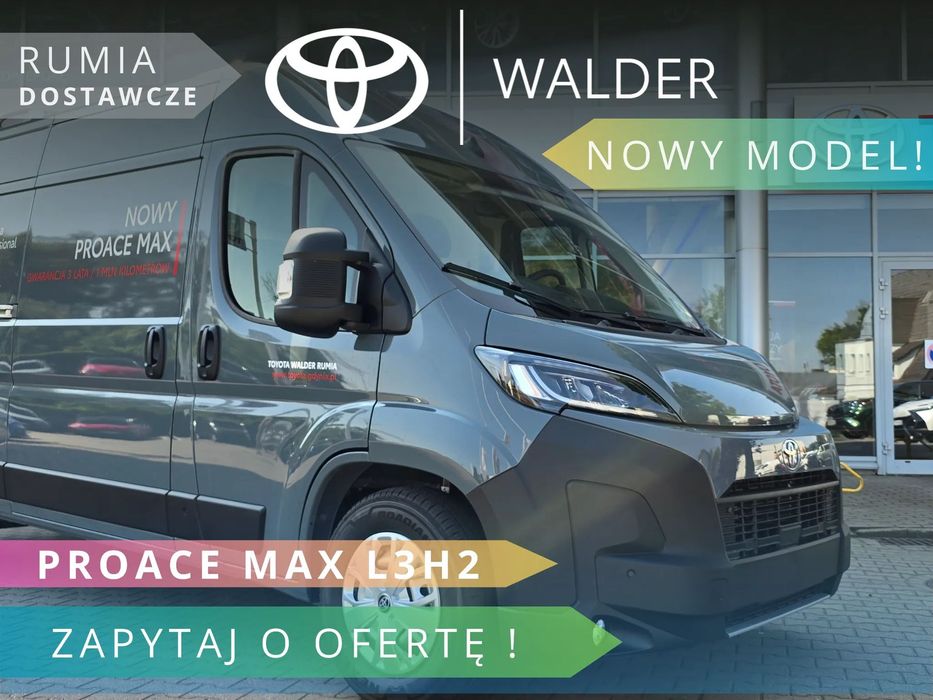 Toyota Proace MAX L3H2  2.2 Diesel 180KM A/T | Furgon Active 3 | Pakiet MULTIMEDIA+270' !