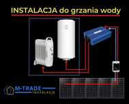 Instalacja fotowoltaiczna do grzania wody 2,05 kW z montażem