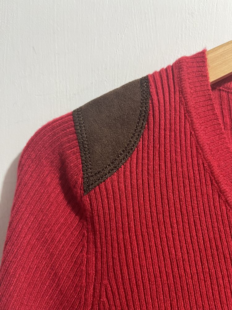 Nowy sweter damski z merino i kaszmiru S/M