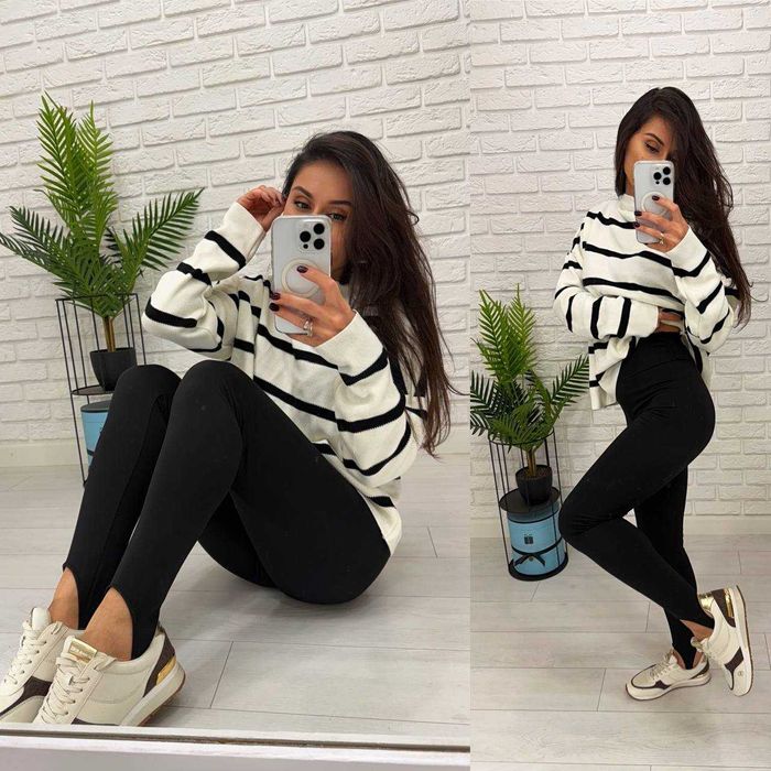 Теплі лосіни зі штрипками