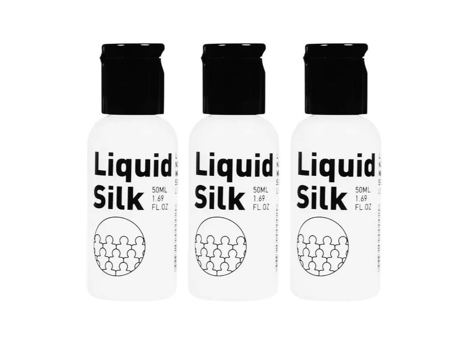 Lubrykant żel intymny Liquid Silk 50ml wodny nie plami 3szt buteleczka