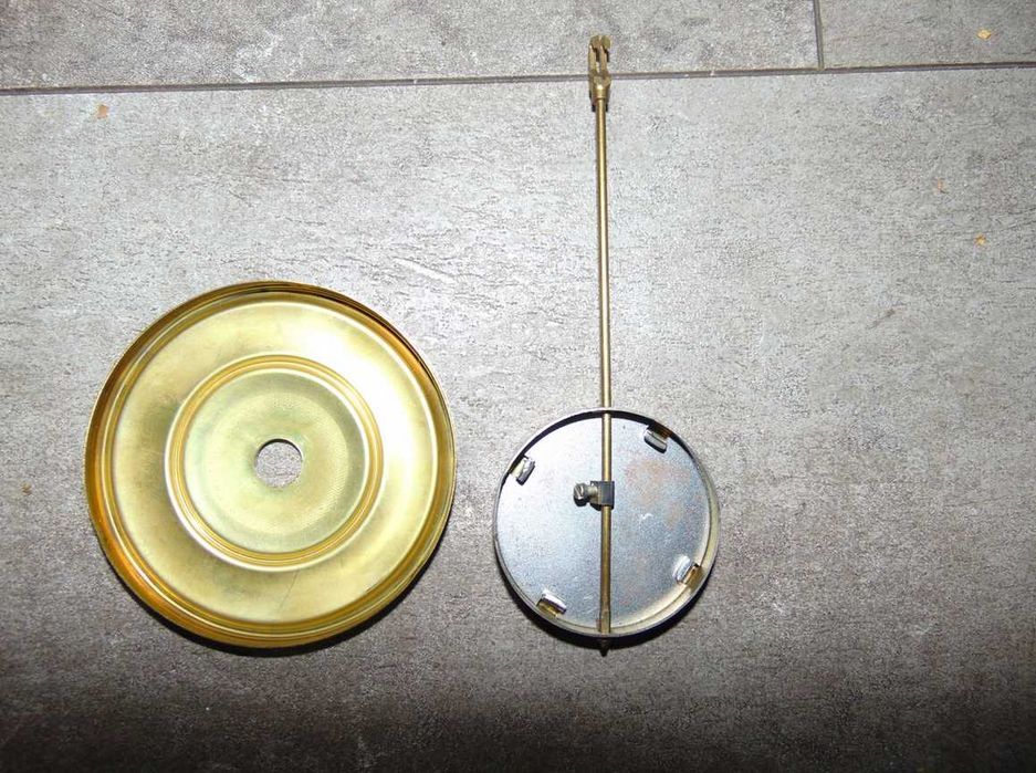 Wahadło,tarcza do zegara śr.72 mm.Germany