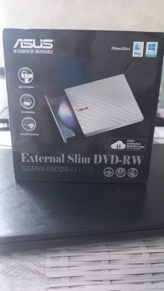 Leitor de cds externo Asus