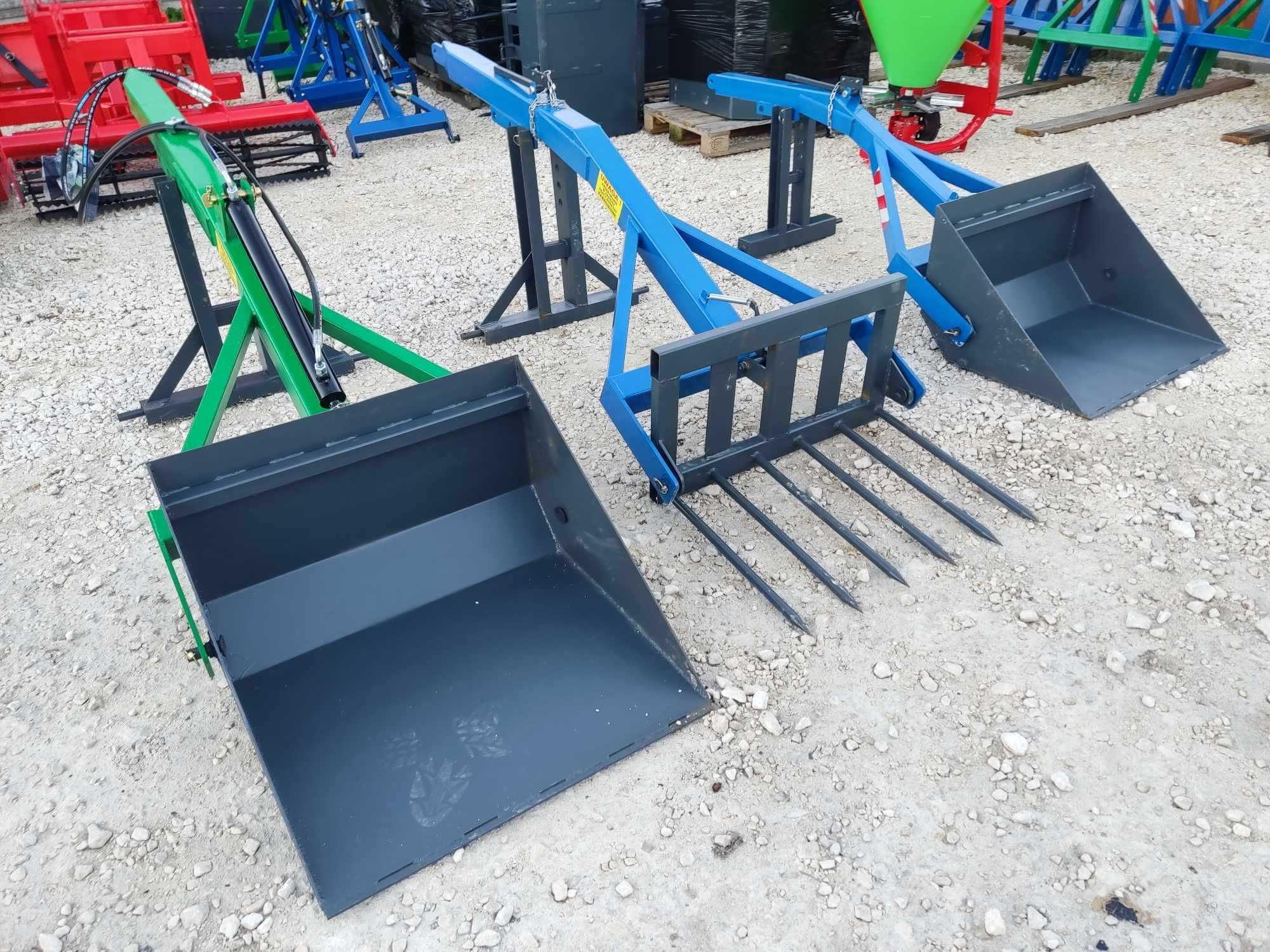Podnośnik na tył ciągnika ramie hydraulika widły do obornika