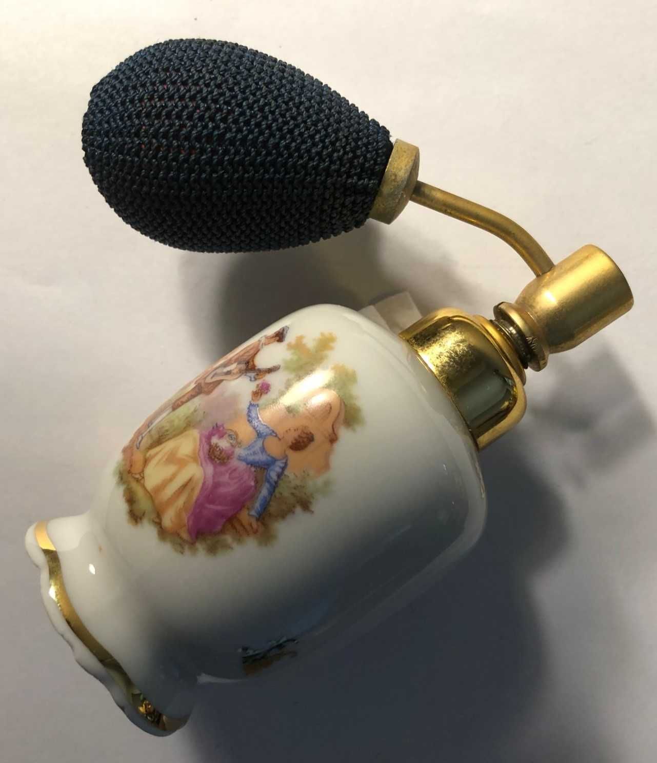 Vaporizador de Perfume em Porcelana V.B. Limoges - anos 50