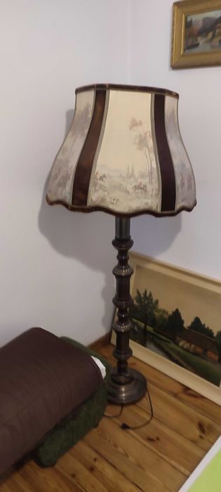 Lampa stojąca angielska 1920r