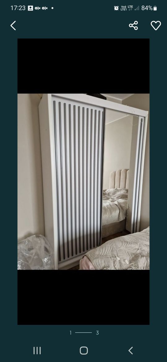 Szafa przesuwna z lustrem 150 cm