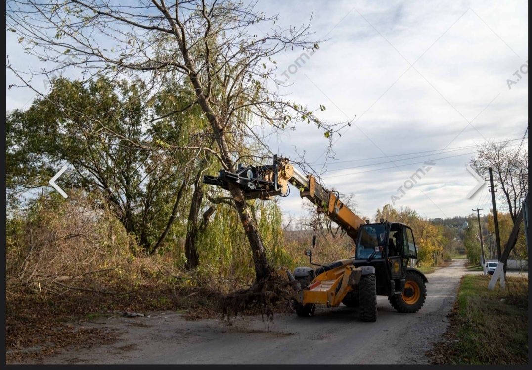Викорчувавч на JCB крокодил