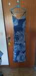 Vestido azul comprido
