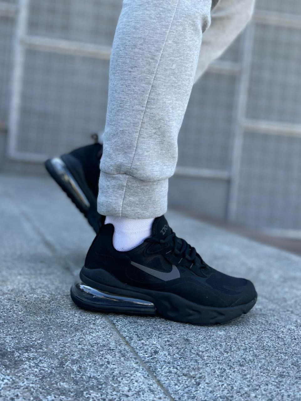 Nike Air Max 270 react black/Мужские кросовки/Чоловічі кросівки/найк