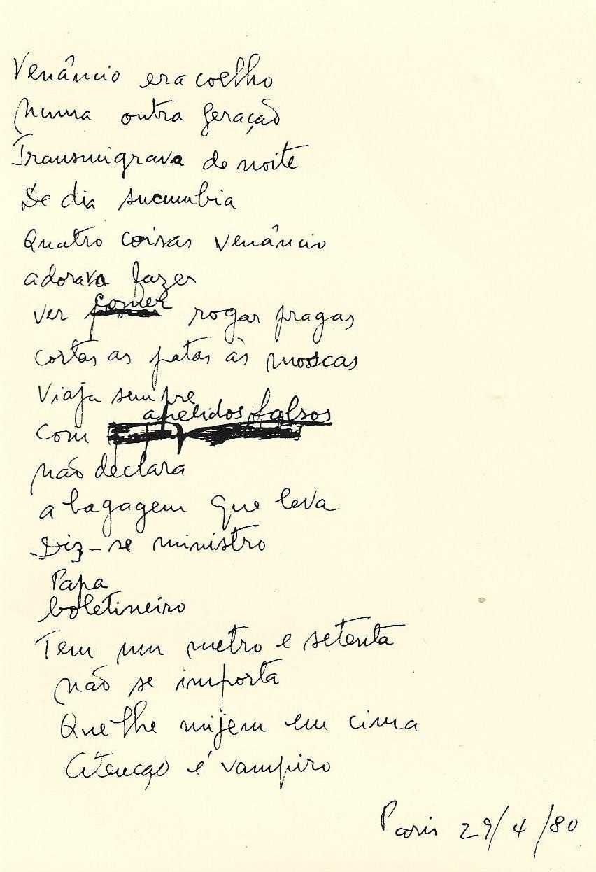 José Afonso	- - - - -	Postais