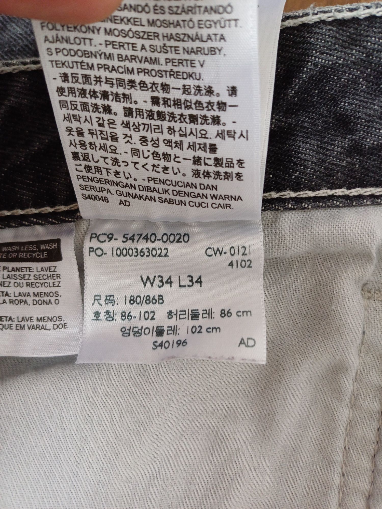 Редкие мужские джинсы LEVIS workwear (оригинал) 34×34