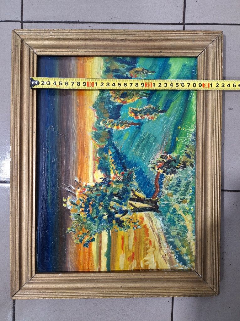 Картина (Захід сонця) олія 30× 40