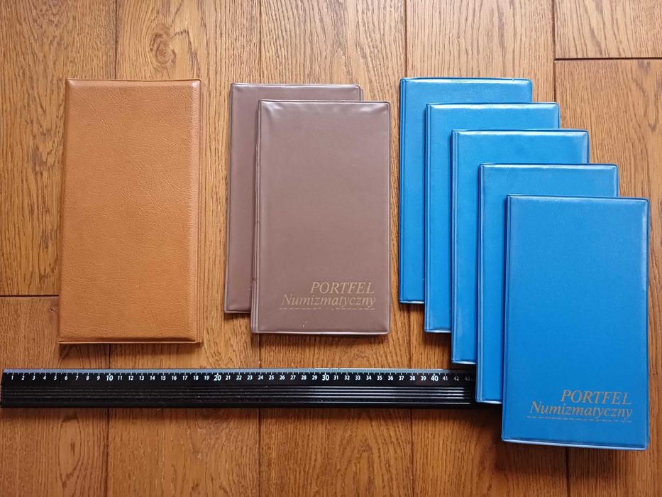 Portfele numizmatyczne - 8 sztuk
