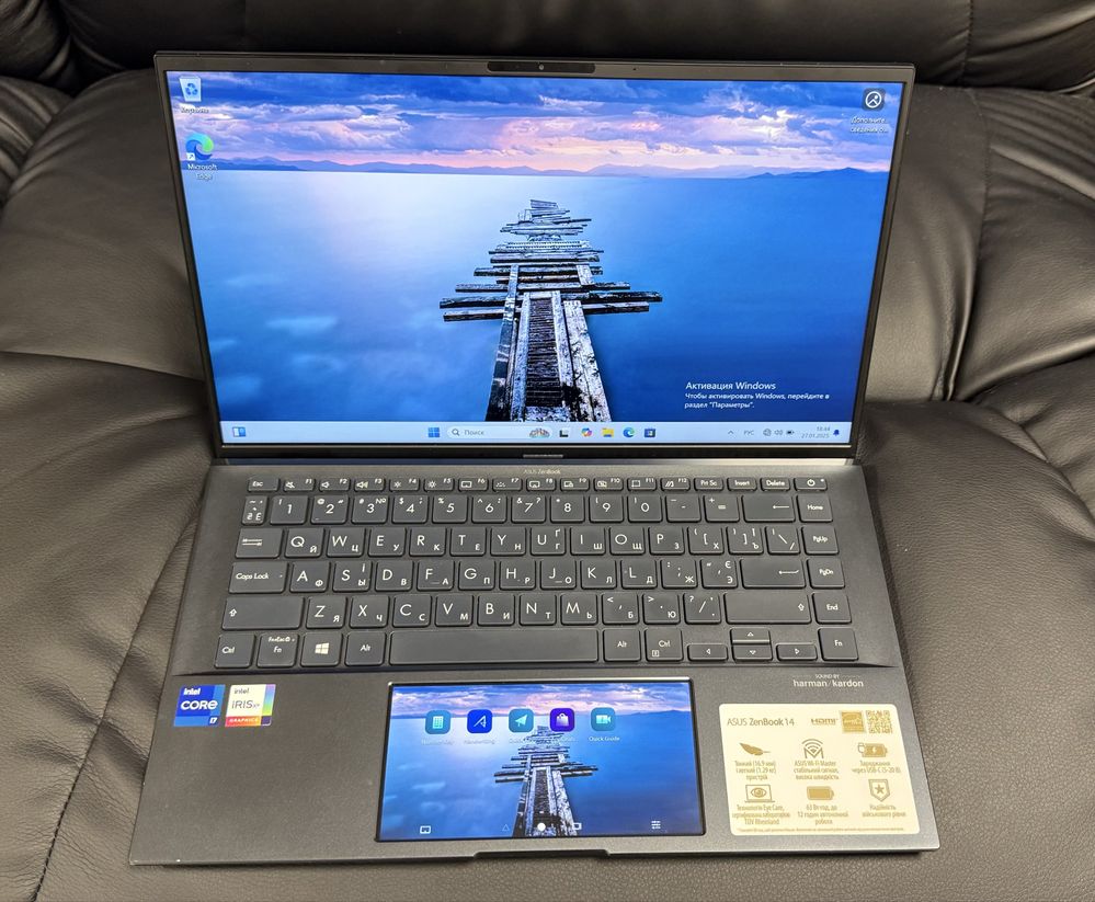 Ноутбук ASUS ZenBook UX435EA • i7-1165G7 / 16ГБ / SSD 1ТБ / FHD IPS
