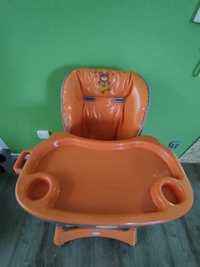 Krzesełko/fotelik do karmienia pomarańczowy