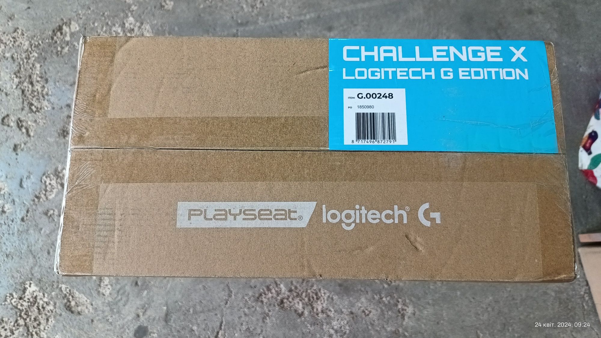 Кокпіт PLAYSEAT Challenge X Logitech G.00248 Edition