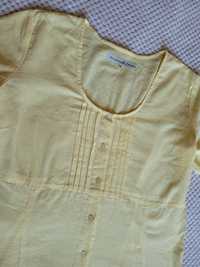 Nowa pastelowa bluzka z krótkim rękawem bawełna