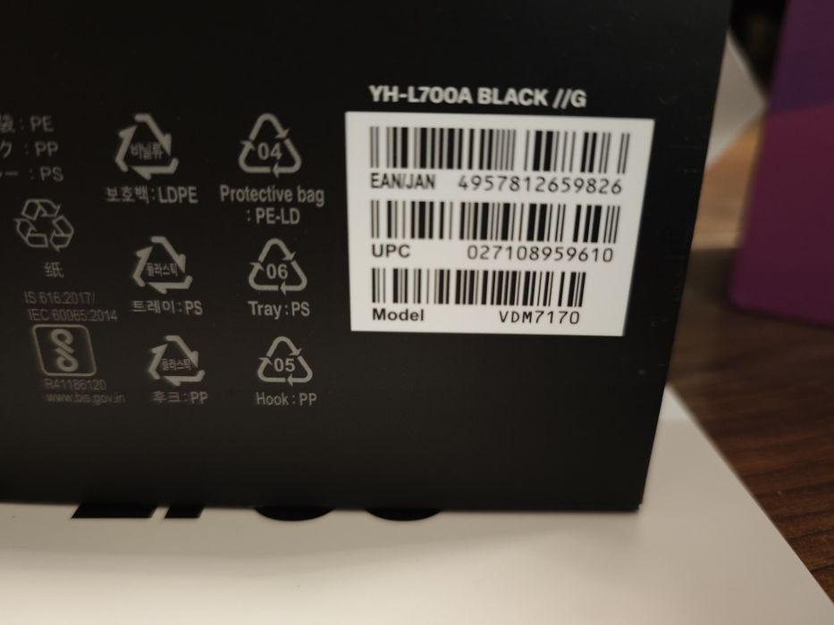 Słuchawki Yamaha YH-L700A bezprzewodowe