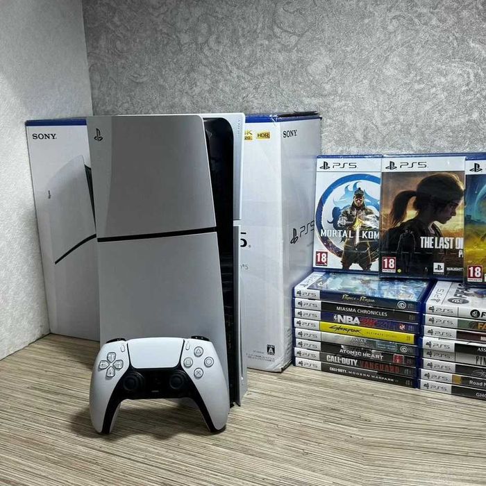 SALE -35% Приставка PlayStation 5 Slim | 1000Gb | Стан 7 | + 3 Ігри