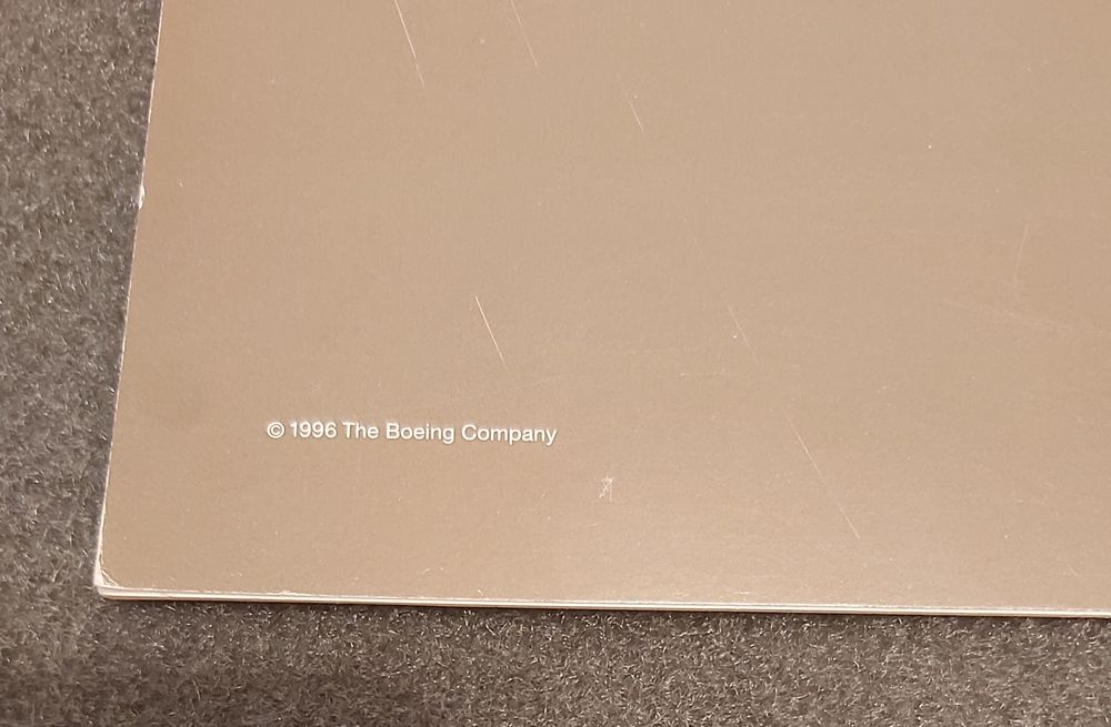 Boeing kalendarz samoloty 1997 rok kolekcjonerski