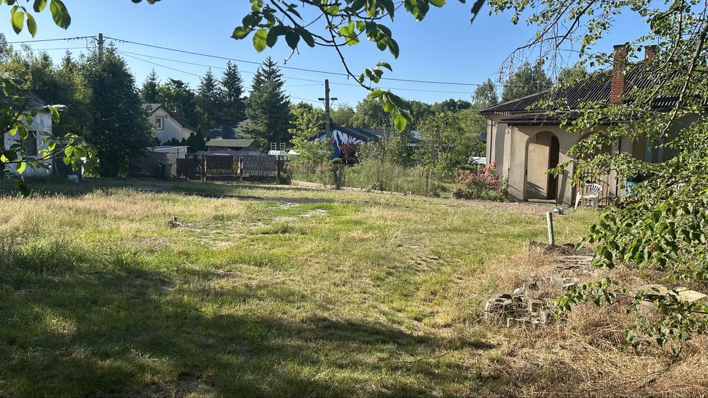 NOWA NIŻSZA CENA Działka 1600 m2 z domem w otulinie Kampinosu