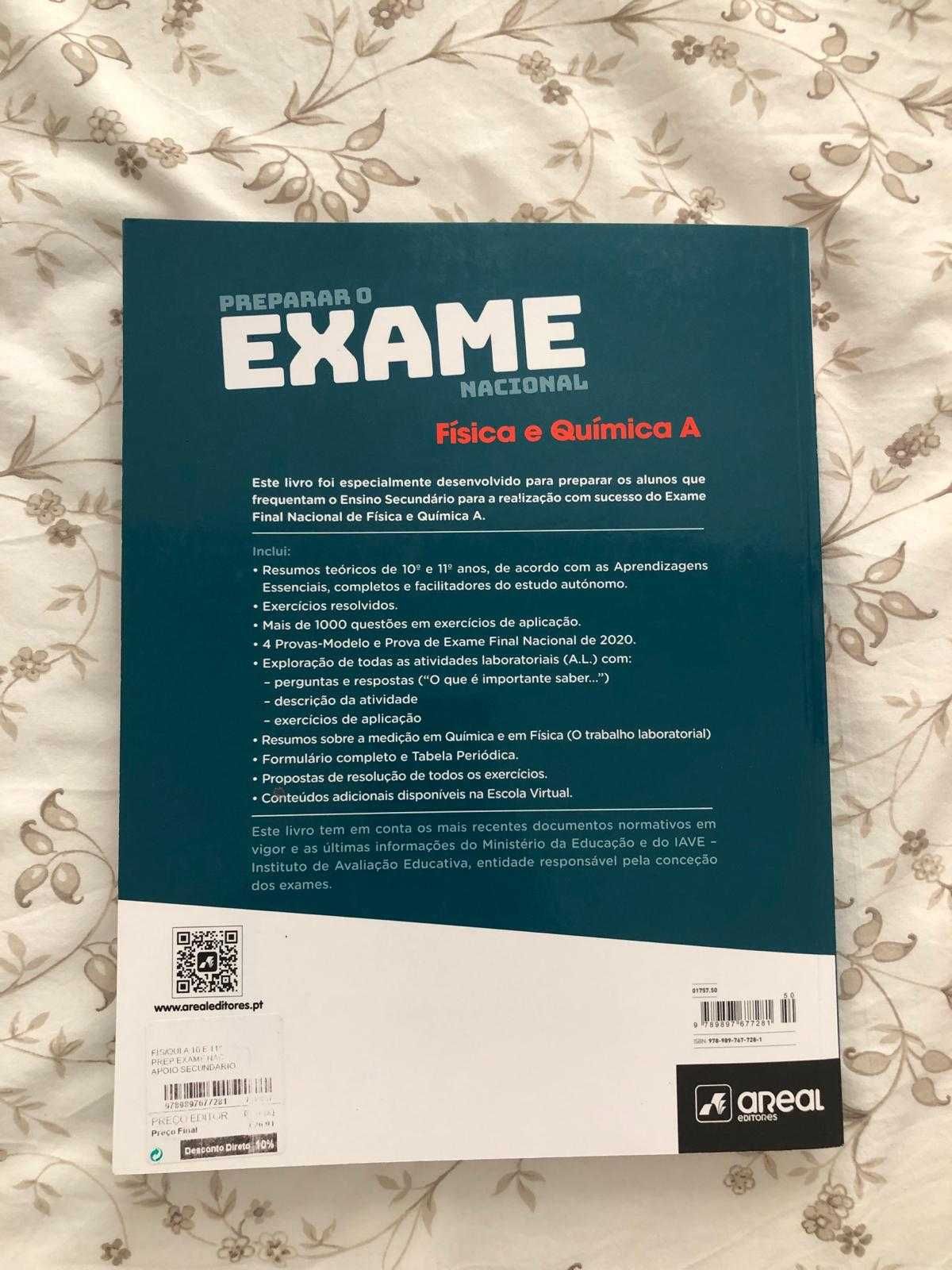 Livro de preparação para o exame de física e química A