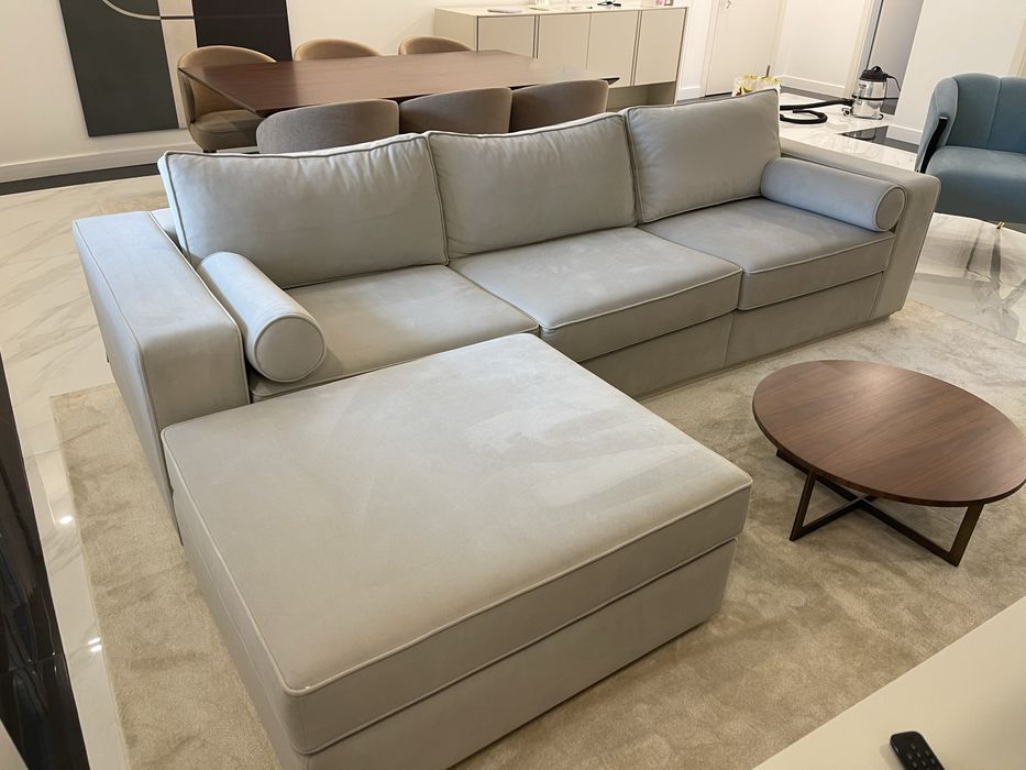 Sofá Novo grandes dimensões + puff