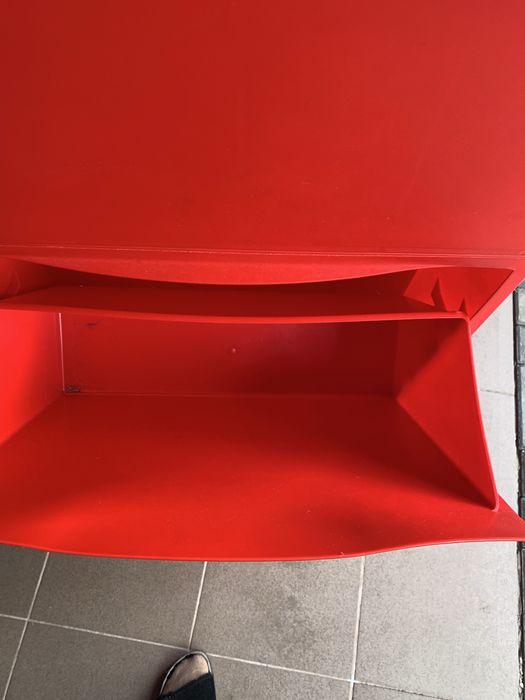 3 szt Ikea półka na buty Trones czerwone