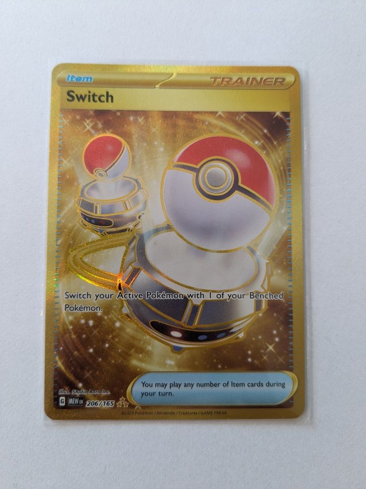 Karta Pokemon Switch 206/165 Mew 151