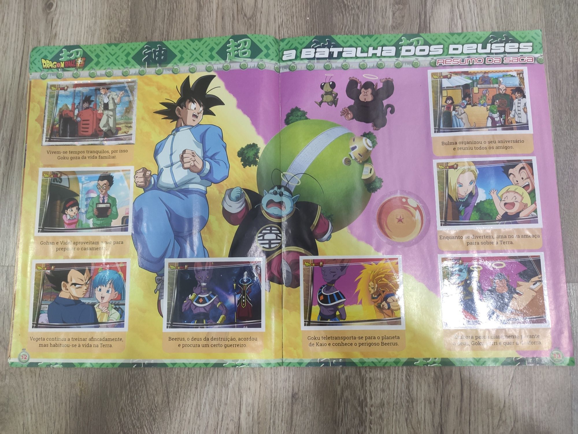 Caderneta Dragon Ball Super completa