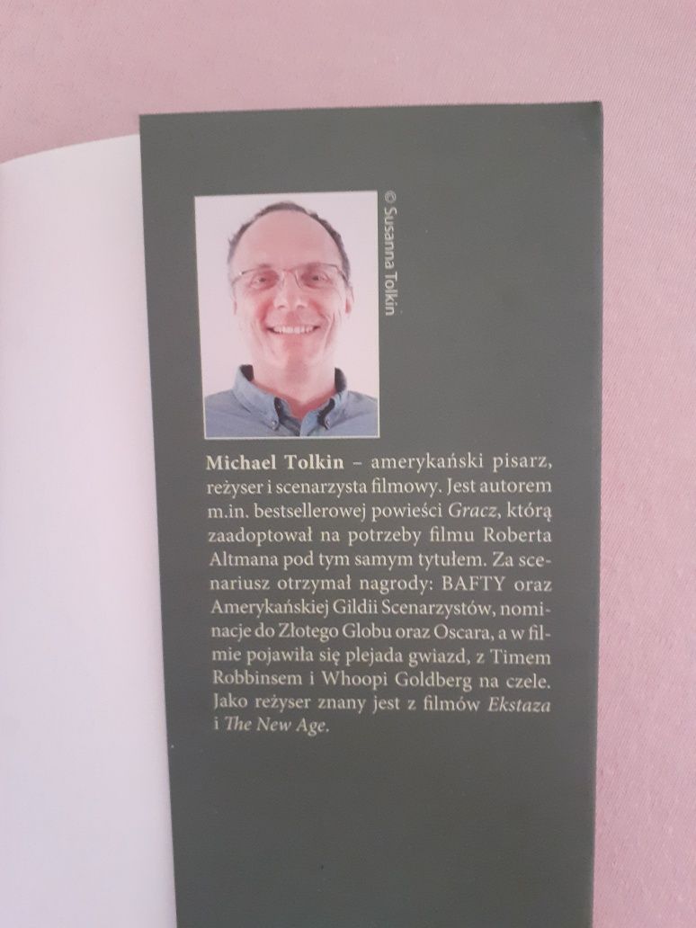 Muchael Tolkin Powrót Gracza,, literatura amerykańska +6 długopisów